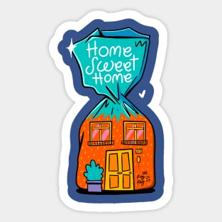 home sweet home Sticker